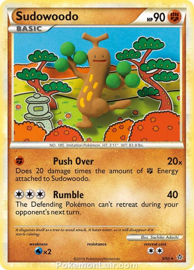 2010 Pokemon Trading Card Game HeartGold SoulSilver Unleashed Price List – 9 Sudowoodo