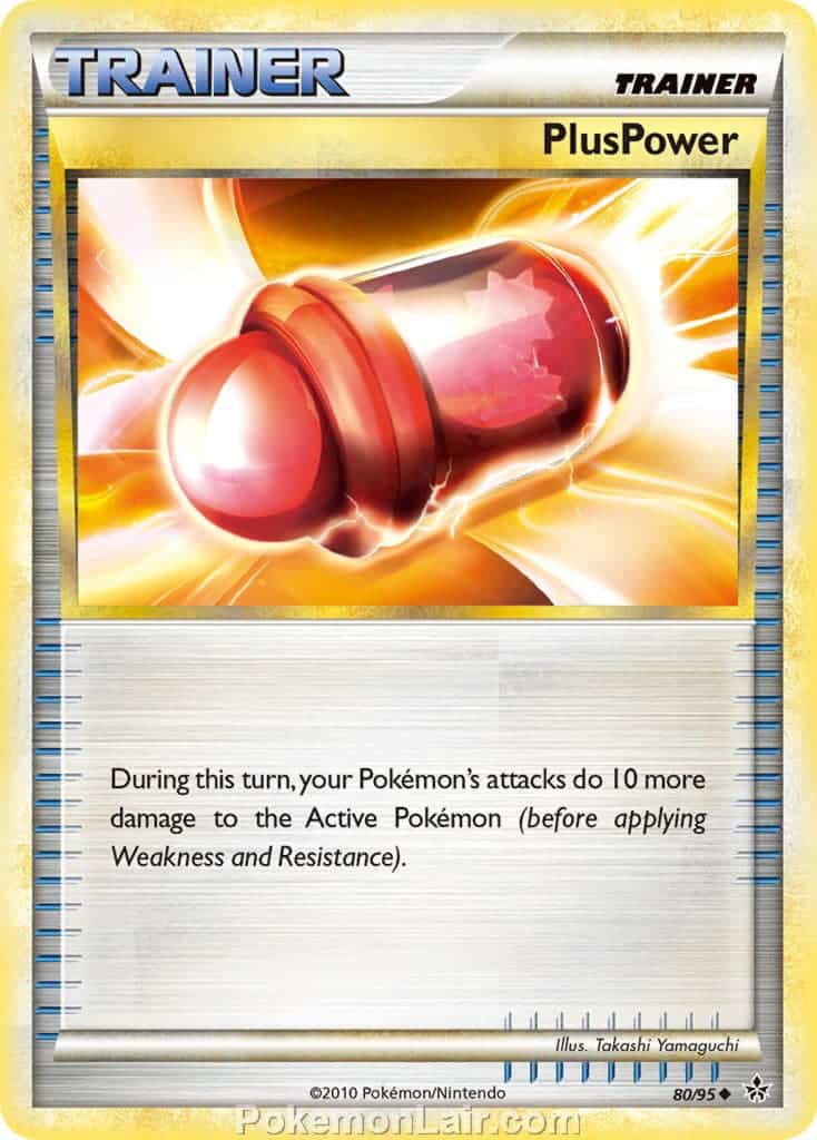 2010 Pokemon Trading Card Game HeartGold SoulSilver Unleashed Set – 80 PlusPower