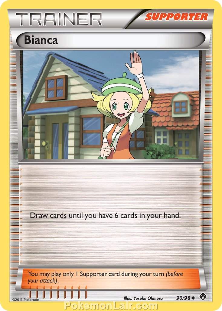 2011 Pokemon Trading Card Game Emerging Powers Set – 90 Bianca