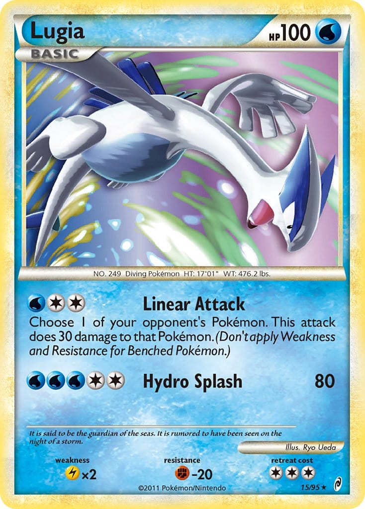 2011 Pokemon Trading Card Game HeartGold SoulSilver Call Of Legends Price List – 15 Lugia