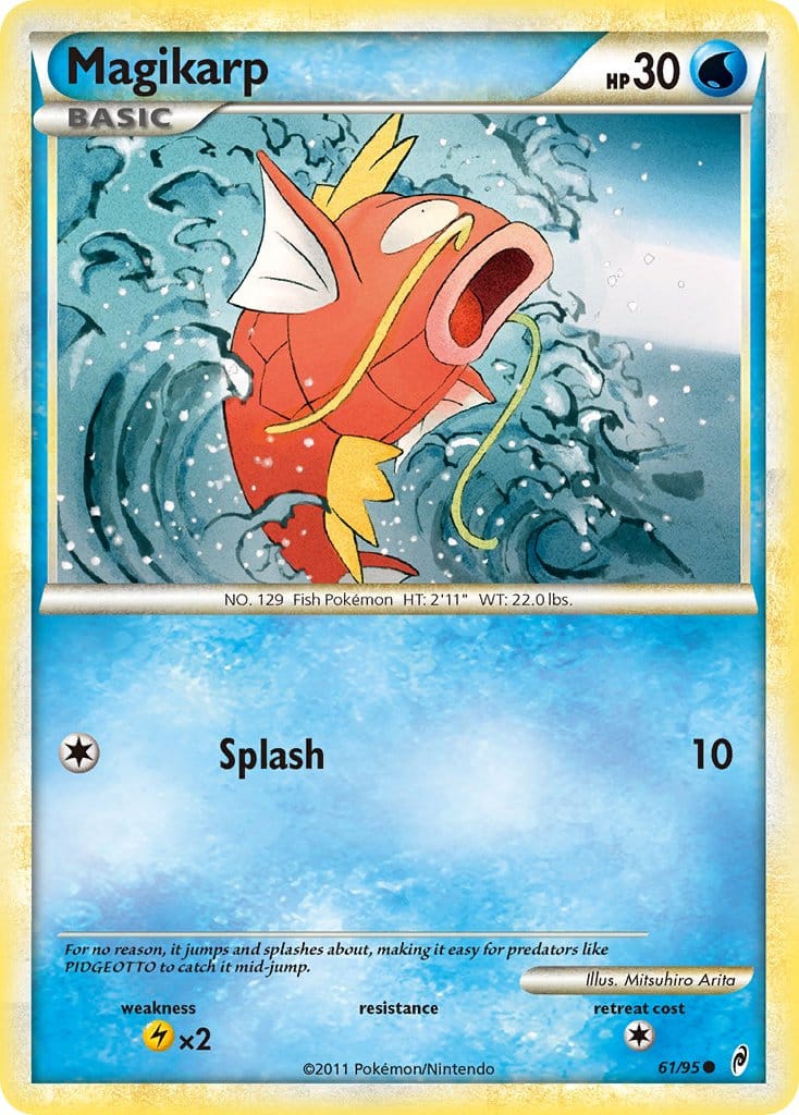 2011 Pokemon Trading Card Game HeartGold SoulSilver Call Of Legends Price List – 61 Magikarp