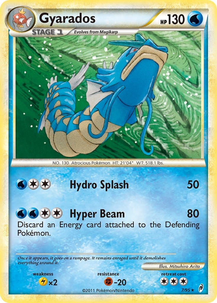 2011 Pokemon Trading Card Game HeartGold SoulSilver Call Of Legends Price List – 7 Gyarados