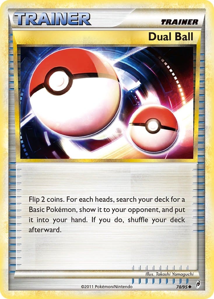2011 Pokemon Trading Card Game HeartGold SoulSilver Call Of Legends Price List – 78 Dual Ball