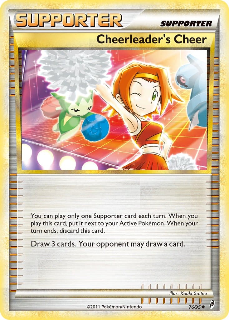 2011 Pokemon Trading Card Game HeartGold SoulSilver Call Of Legends Set – 76 Cheerleaders Cheer