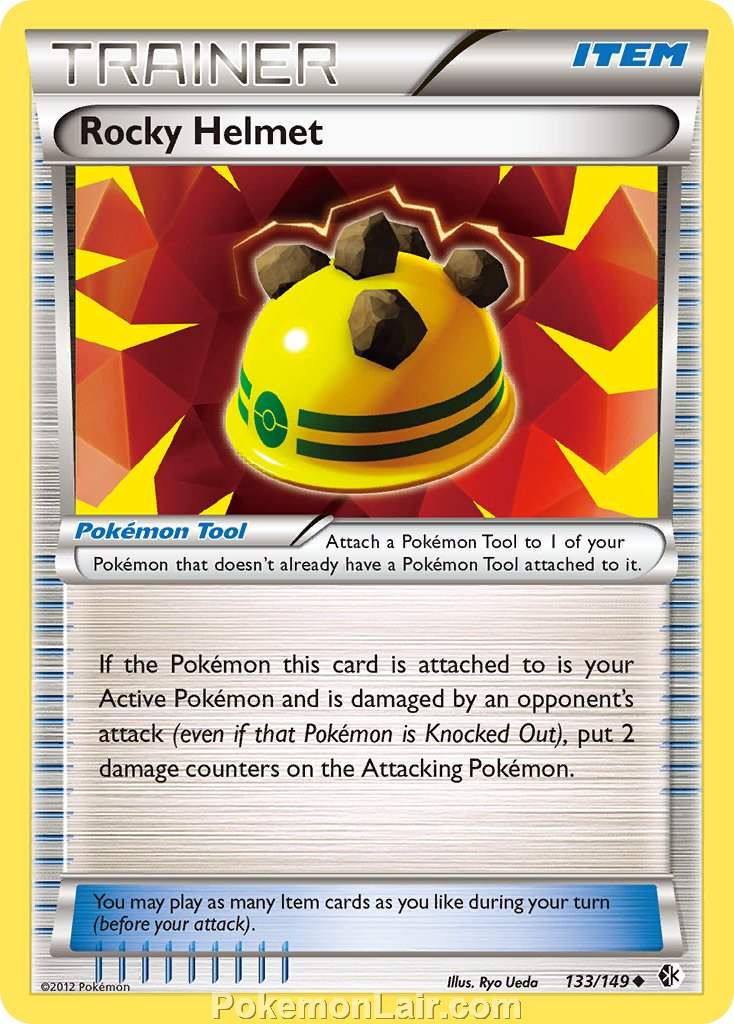 2012 Pokemon Trading Card Game Boundaries Crossed Price List – 133 Rocky Helmet