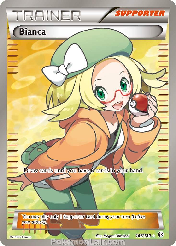 2012 Pokemon Trading Card Game Boundaries Crossed Price List – 147 Bianca