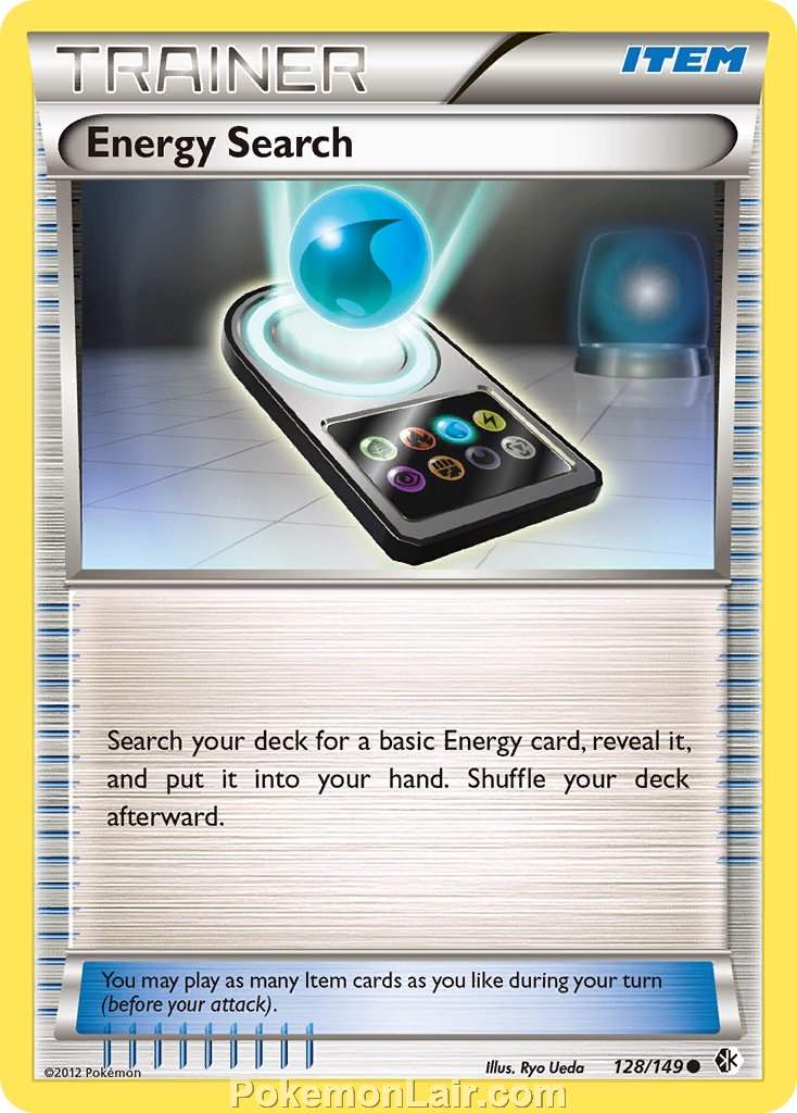 2012 Pokemon Trading Card Game Boundaries Crossed Set – 128 Energy Search