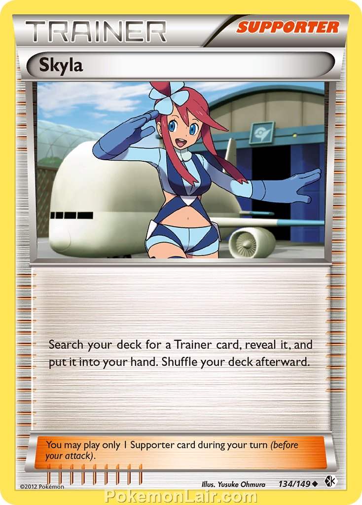 2012 Pokemon Trading Card Game Boundaries Crossed Set – 134 Skyla