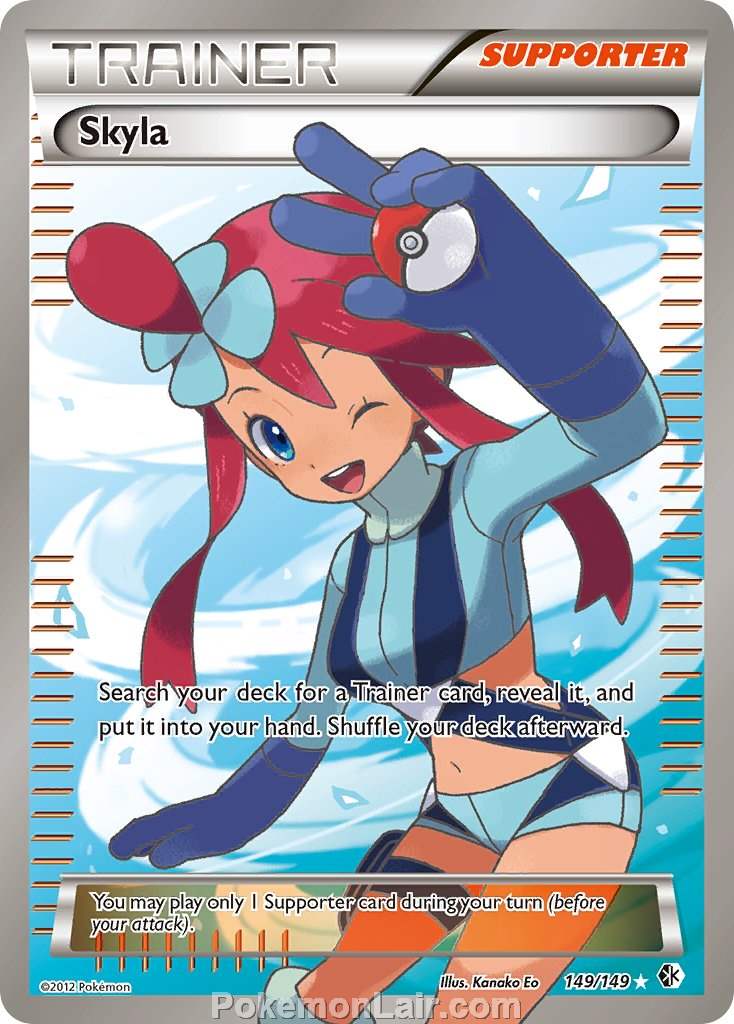 2012 Pokemon Trading Card Game Boundaries Crossed Set – 149 Skyla