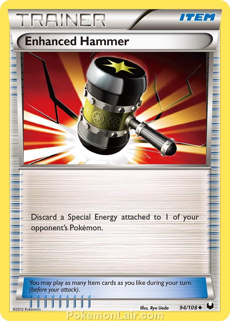 2012 Pokemon Trading Card Game Dark Explorers Price List – 94 Enhanced Hammer