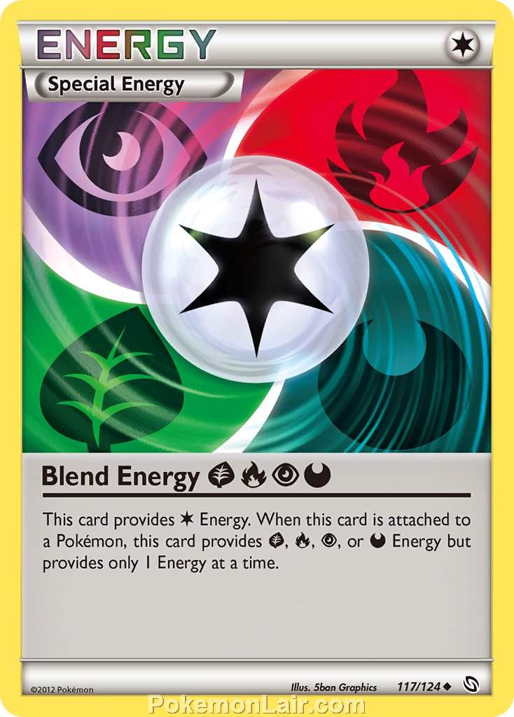 2012 Pokemon Trading Card Game Dragons Exalted Price List – 117 Blend Energy