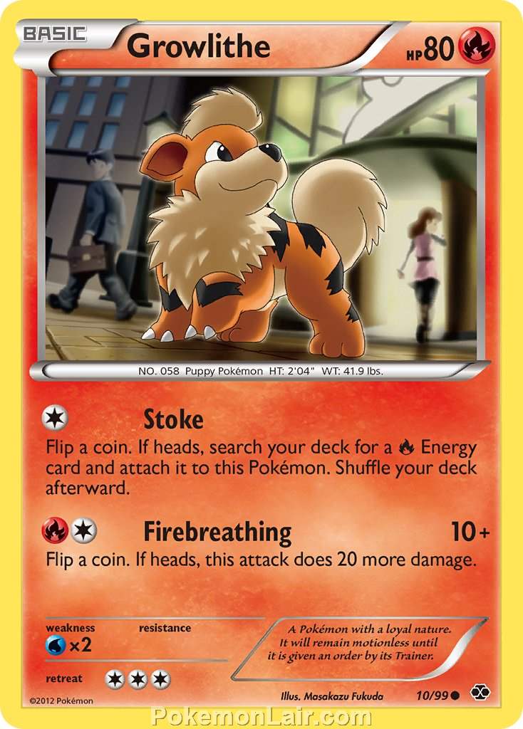 2012 Pokemon Trading Card Game Next Destinies Price List – 10 Growlithe