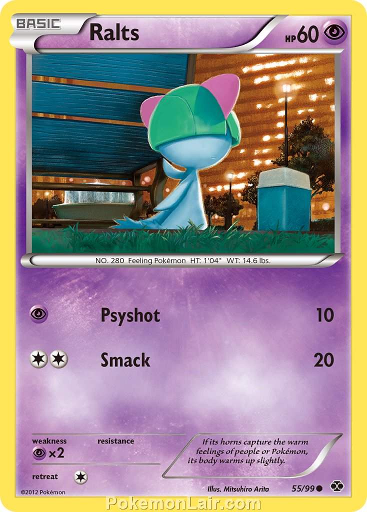 2012 Pokemon Trading Card Game Next Destinies Price List – 55 Ralts