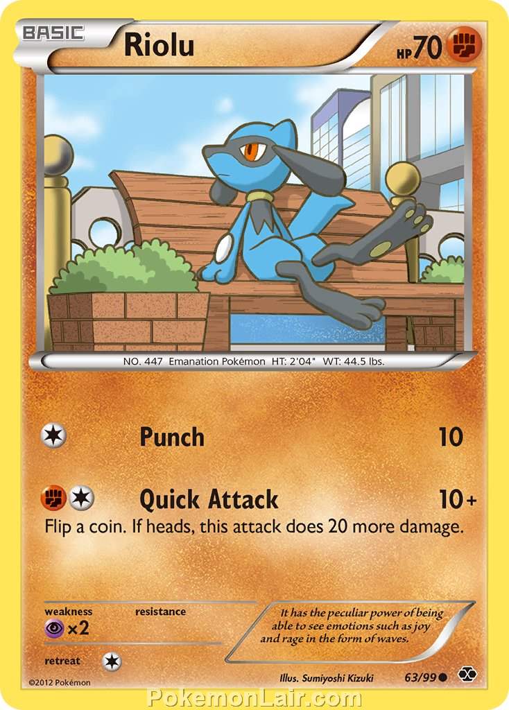 2012 Pokemon Trading Card Game Next Destinies Price List – 63 Riolu