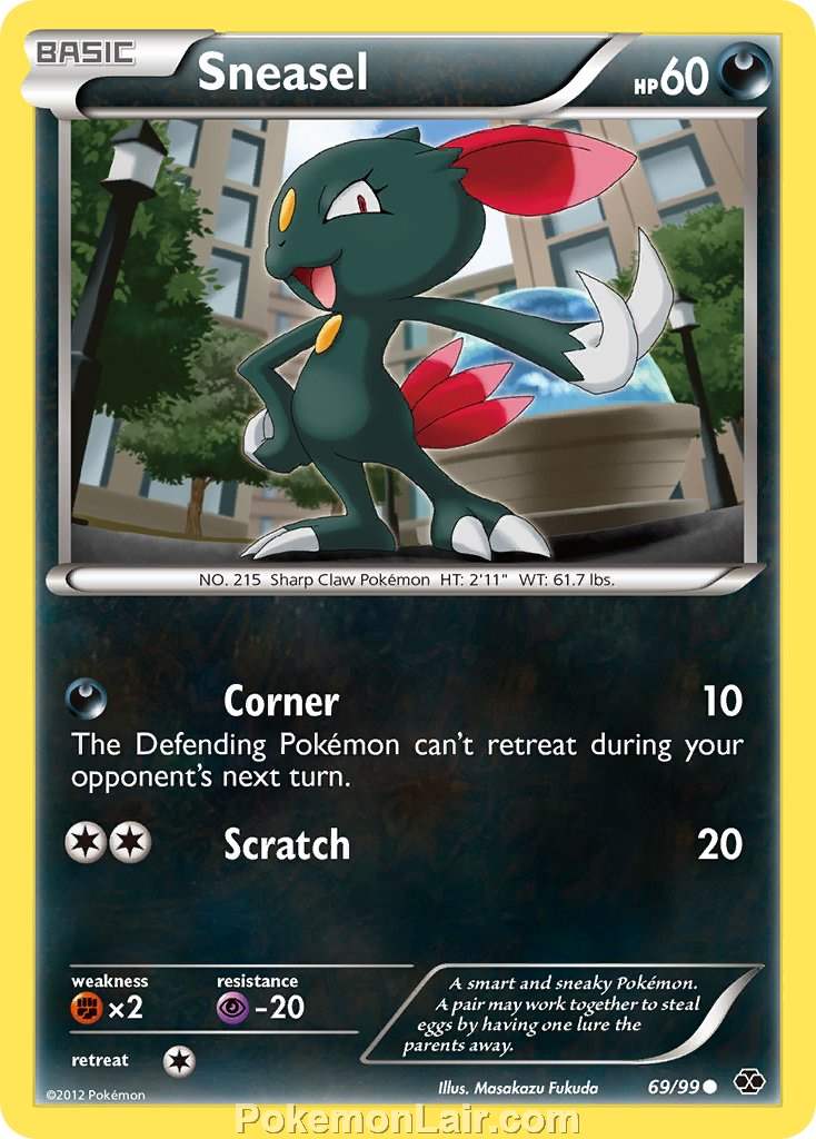 2012 Pokemon Trading Card Game Next Destinies Price List – 69 Sneasel