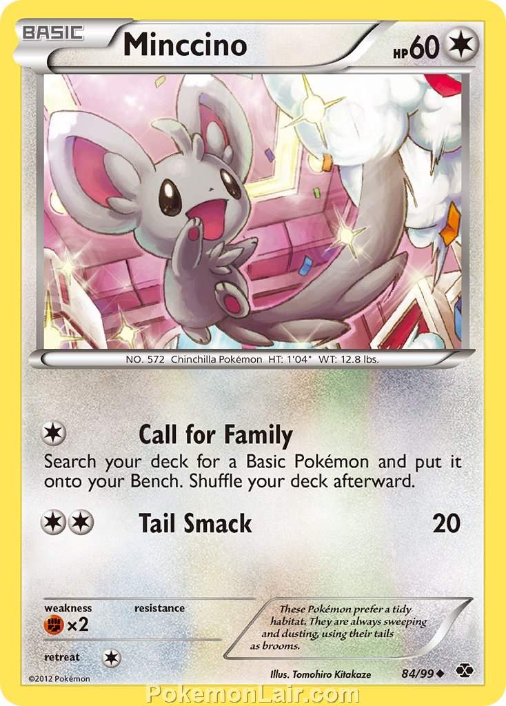 2012 Pokemon Trading Card Game Next Destinies Price List – 84 Minccino