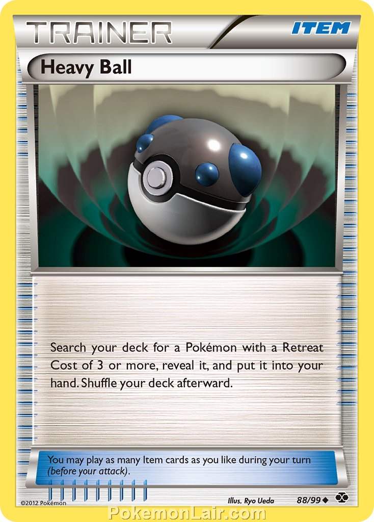 2012 Pokemon Trading Card Game Next Destinies Price List – 88 Heavy Ball