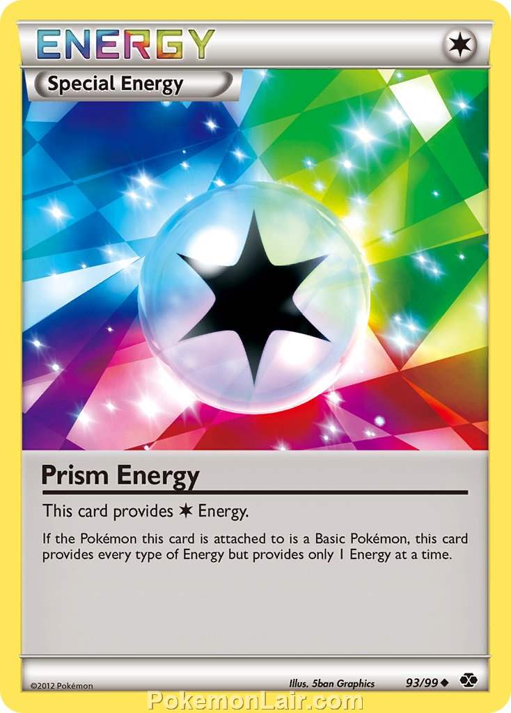 2012 Pokemon Trading Card Game Next Destinies Price List – 93 Prism Energy