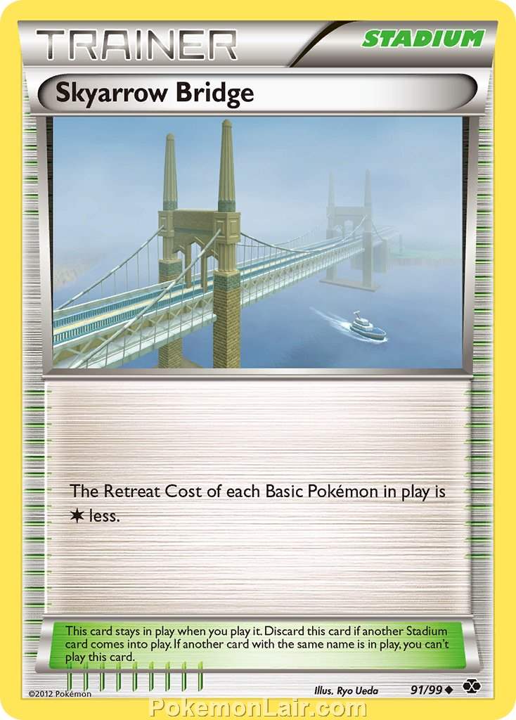 2012 Pokemon Trading Card Game Next Destinies Set – 91 Skyarrow Bridge