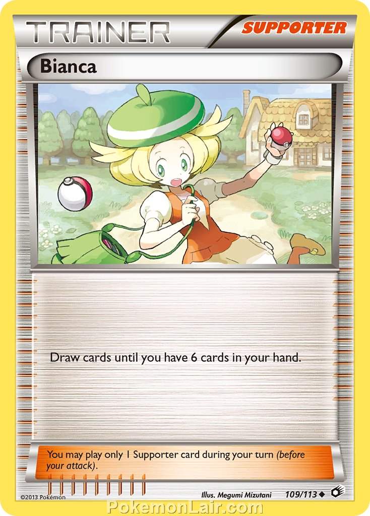 2013 Pokemon Trading Card Game Legendary Treasures Price List – 109 Bianca