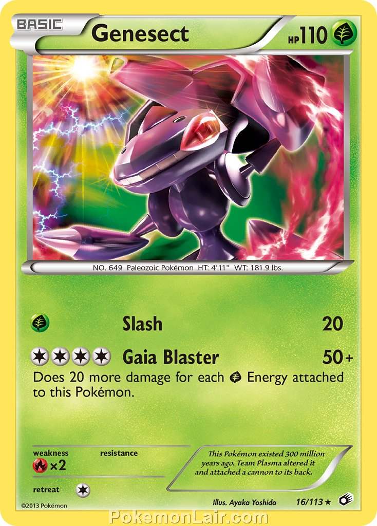 2013 Pokemon Trading Card Game Legendary Treasures Price List – 16 Genesect