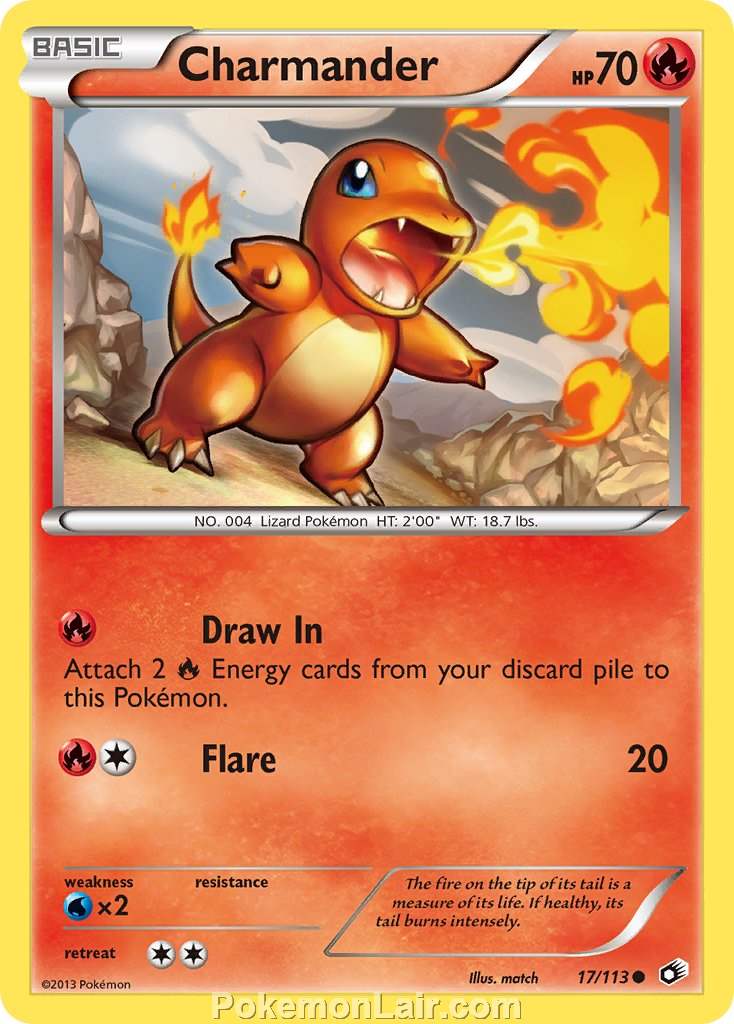 2013 Pokemon Trading Card Game Legendary Treasures Price List – 17 Charmander