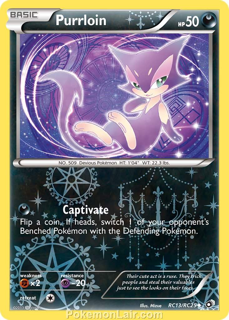 2013 Pokemon Trading Card Game Legendary Treasures Price List – RC13 Purrloin