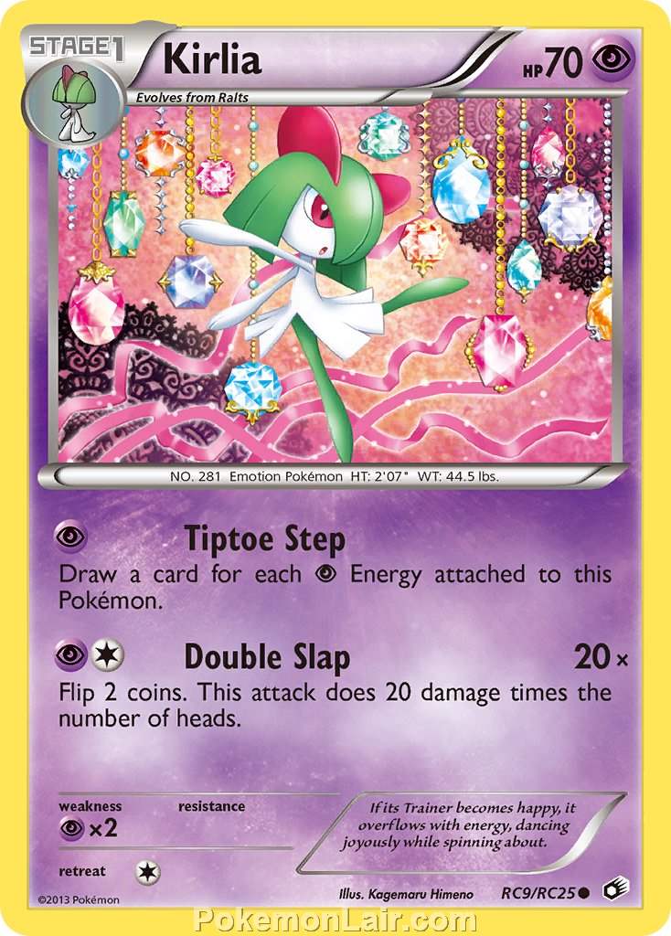 2013 Pokemon Trading Card Game Legendary Treasures Price List – RC9 Kirlia