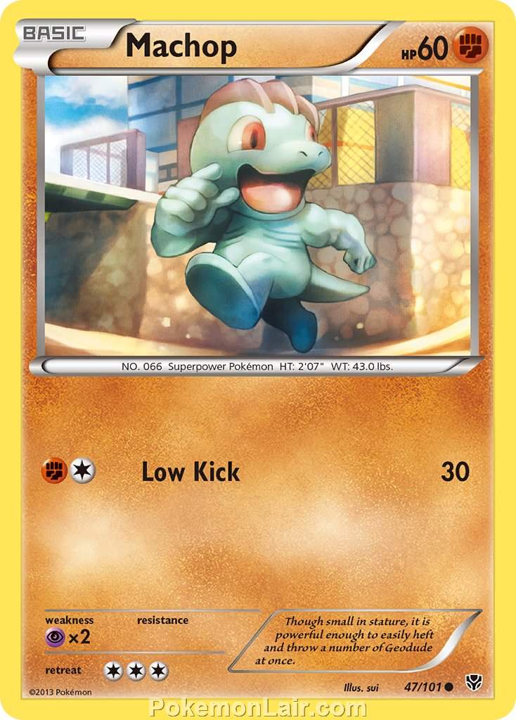 2013 Pokemon Trading Card Game Plasma Blast Price List – 47 Machop