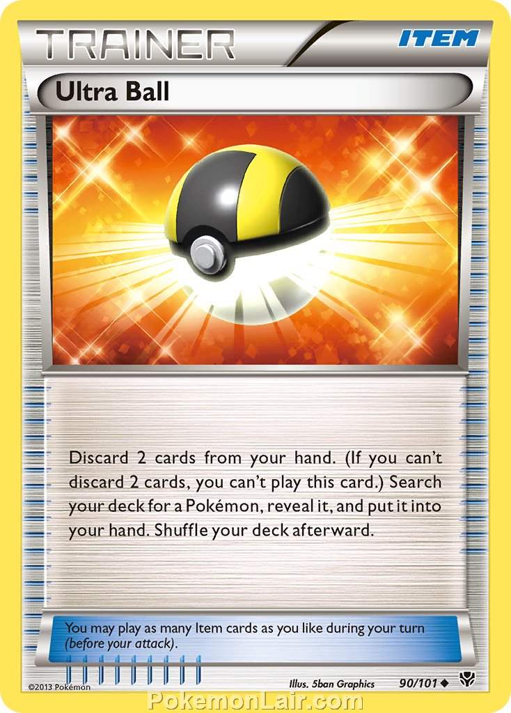 2013 Pokemon Trading Card Game Plasma Blast Set – 90 Ultra Ball