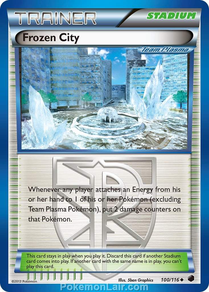 2013 Pokemon Trading Card Game Plasma Freeze Price List – 100 Frozen City