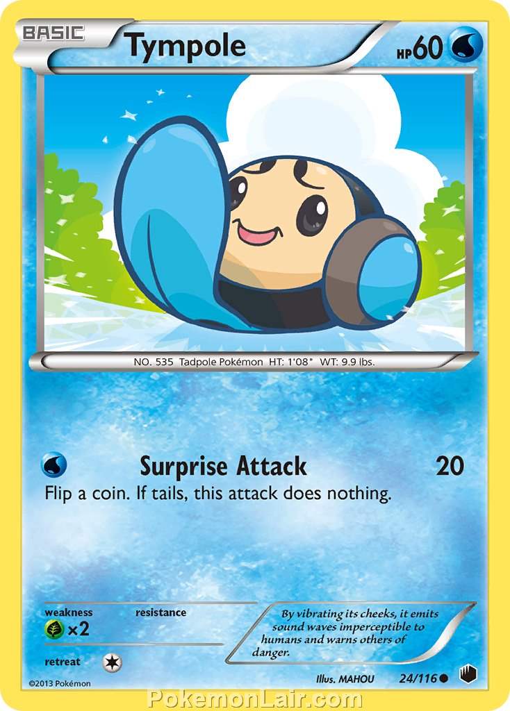 2013 Pokemon Trading Card Game Plasma Freeze Price List – 24 Tympole