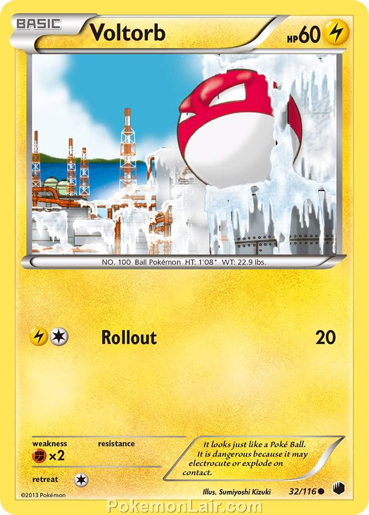 2013 Pokemon Trading Card Game Plasma Freeze Price List – 32 Voltorb