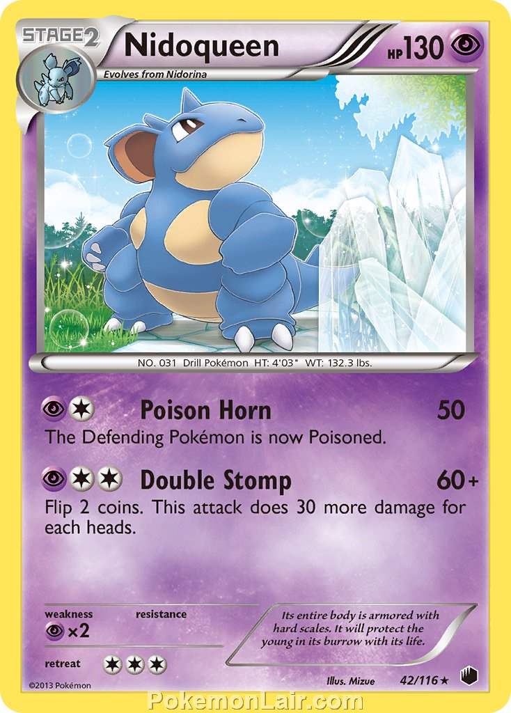 2013 Pokemon Trading Card Game Plasma Freeze Price List – 42 Nidoqueen