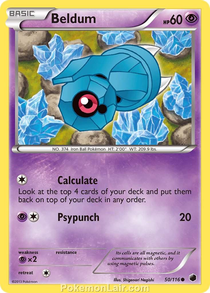 2013 Pokemon Trading Card Game Plasma Freeze Price List – 50 Beldum