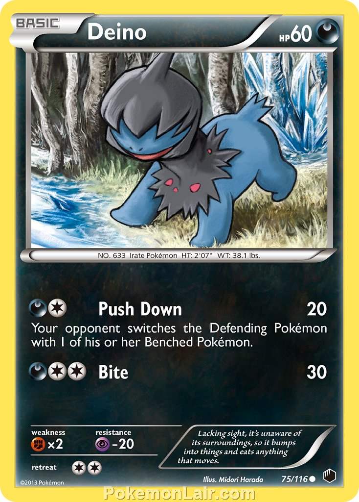 2013 Pokemon Trading Card Game Plasma Freeze Price List – 75 Deino