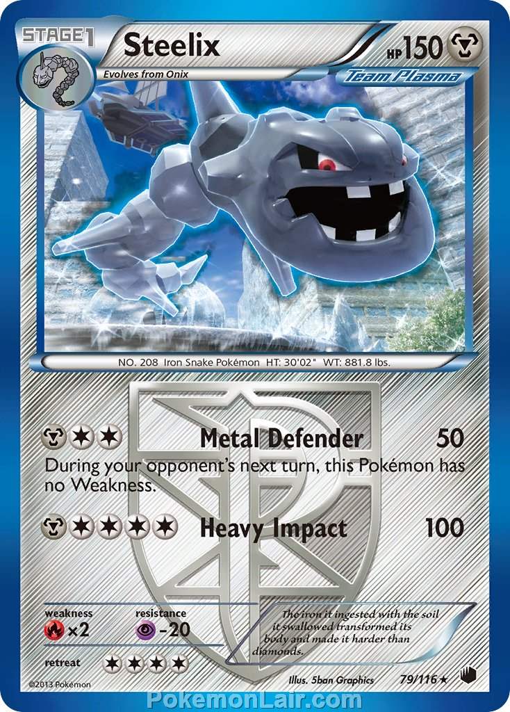 2013 Pokemon Trading Card Game Plasma Freeze Price List – 79 Steelix