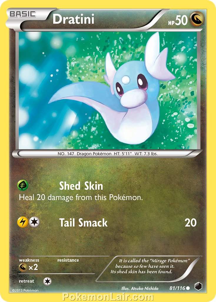 2013 Pokemon Trading Card Game Plasma Freeze Price List – 81 Dratini