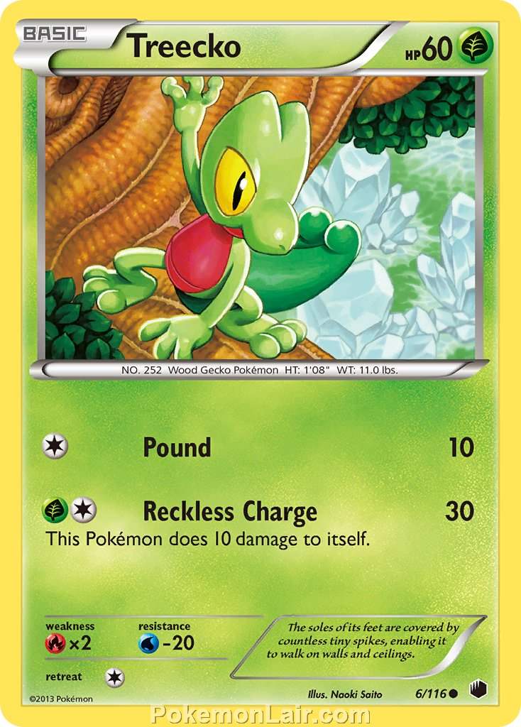 2013 Pokemon Trading Card Game Plasma Freeze Set – 06 Treecko
