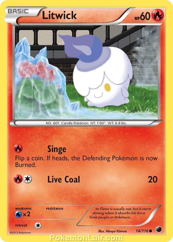 2013 Pokemon Trading Card Game Plasma Freeze Set – 14 Litwick