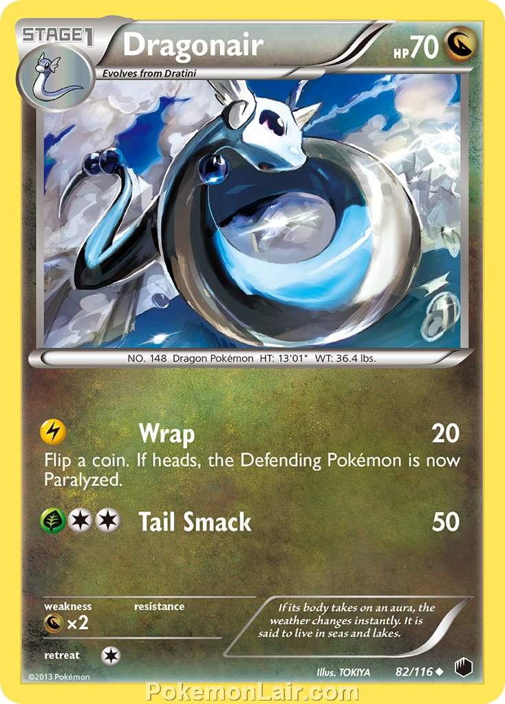 2013 Pokemon Trading Card Game Plasma Freeze Set – 82 Dragonair