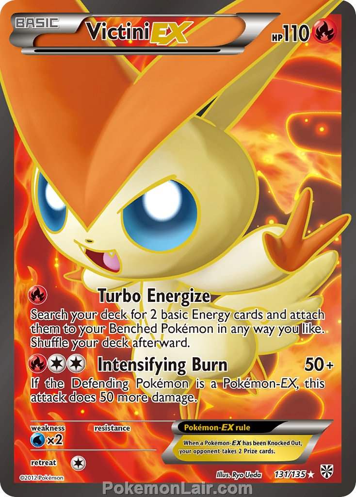 2013 Pokemon Trading Card Game Plasma Storm Price List – 131 Victini EX