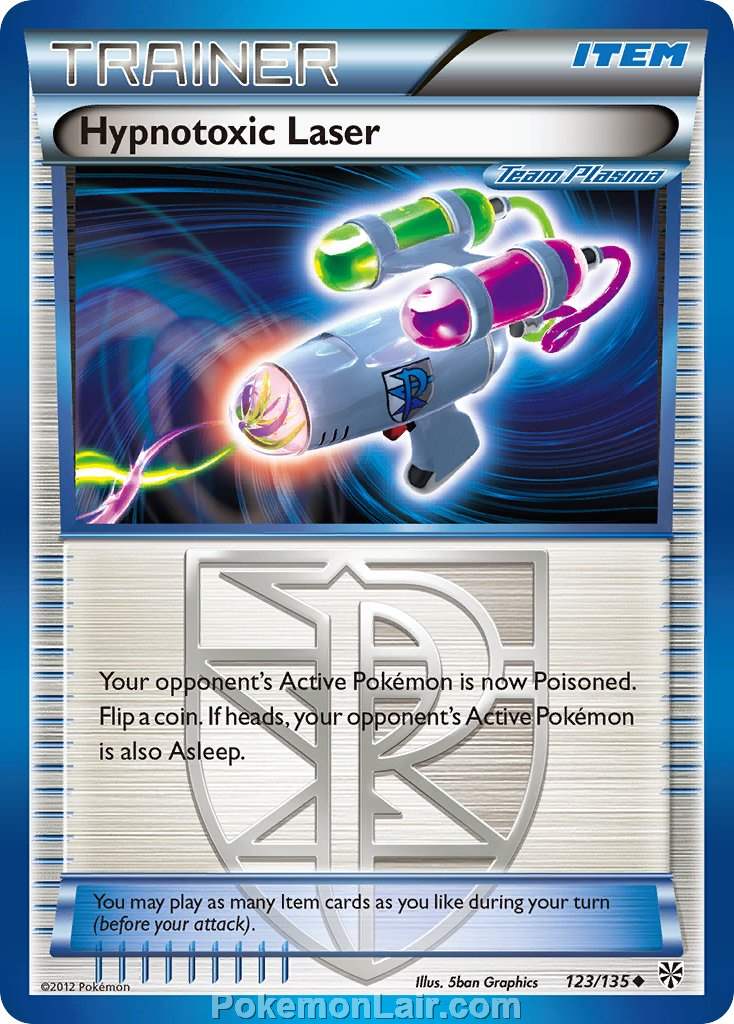 2013 Pokemon Trading Card Game Plasma Storm Set – 123 Hypnotoxic Laser