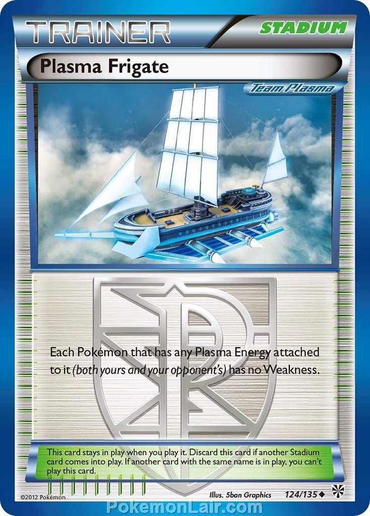 2013 Pokemon Trading Card Game Plasma Storm Set – 124 Plasma Frigate