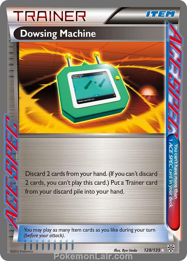 2013 Pokemon Trading Card Game Plasma Storm Set – 128 Dowsing Machine