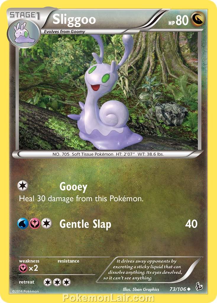 2014 Pokemon Trading Card Game Flashfire Set – 73 Sliggoo
