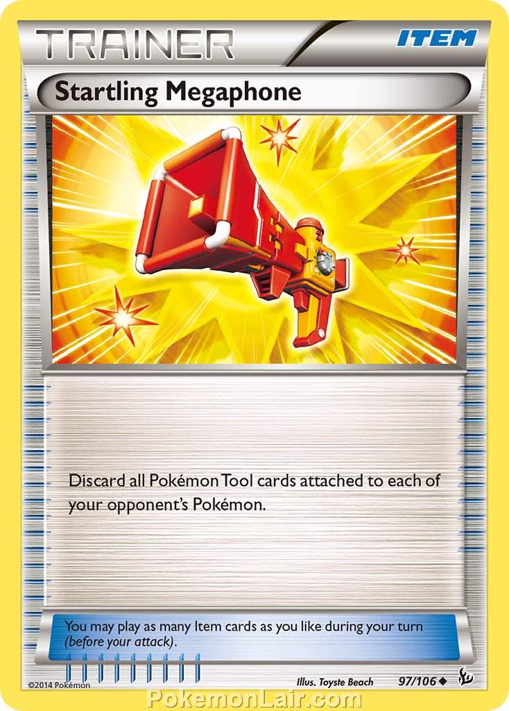 2014 Pokemon Trading Card Game Flashfire Set – 97 Startling Megaphone