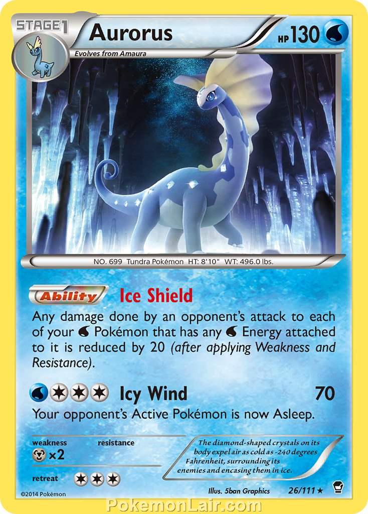 2014 Pokemon Trading Card Game Furious Fists Price List – 26 Aurorus