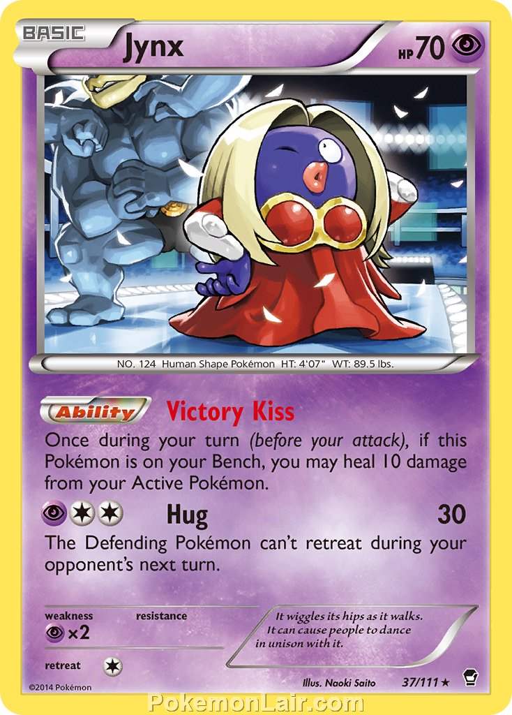 2014 Pokemon Trading Card Game Furious Fists Price List – 37 Jynx
