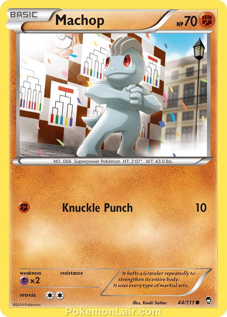 2014 Pokemon Trading Card Game Furious Fists Price List – 44 Machop
